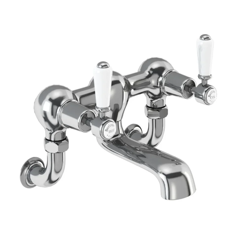 Burlington Qt Kensington Wall Bath Filler Chrome product image - Image 1