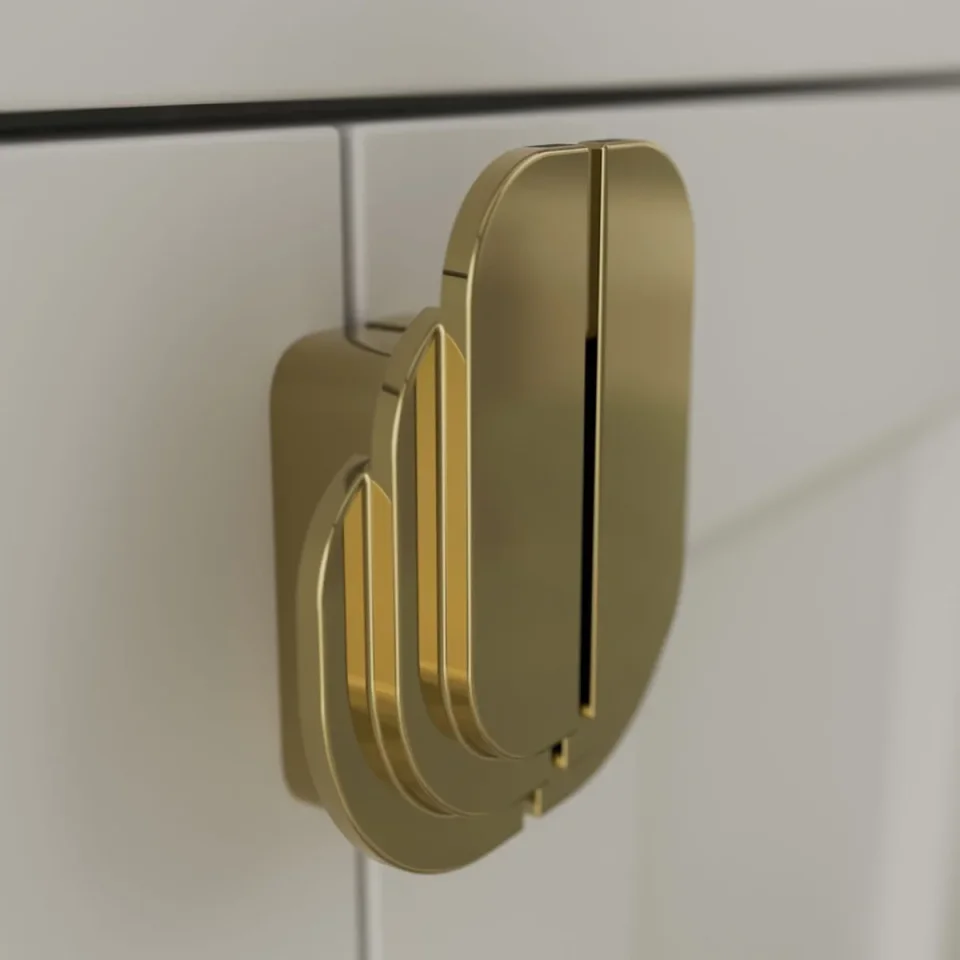 Burlington Riviera Tier Handle Pair Gold product image - Image 1