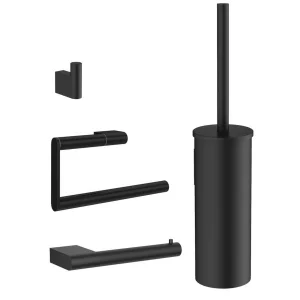 Crosswater ONEBOX- MPRO Wall Mounted Accessory Set Matt Black