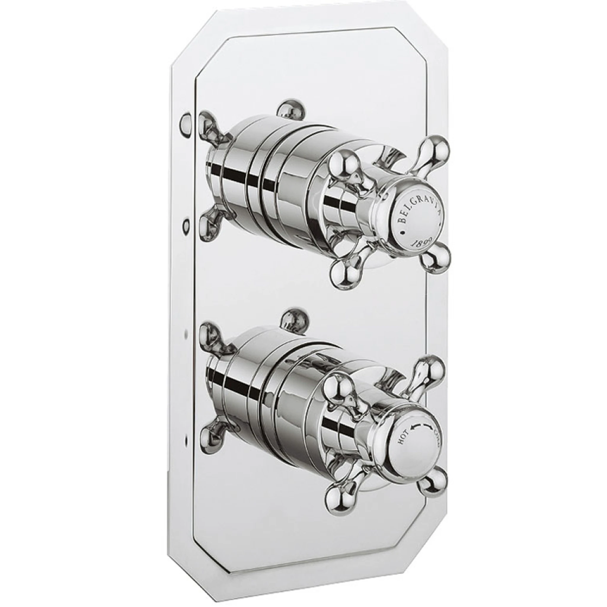 Crosswater Belgravia 2 Handle Trimset (must be paired with WLBP1000RC_V2) Chrome Crosshead