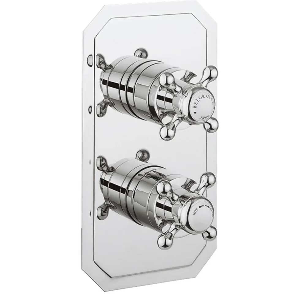 Crosswater Belgravia 2 Handle Trimset (must be paired with WLBP1000RC_V2) Chrome Crosshead product image - Image 1