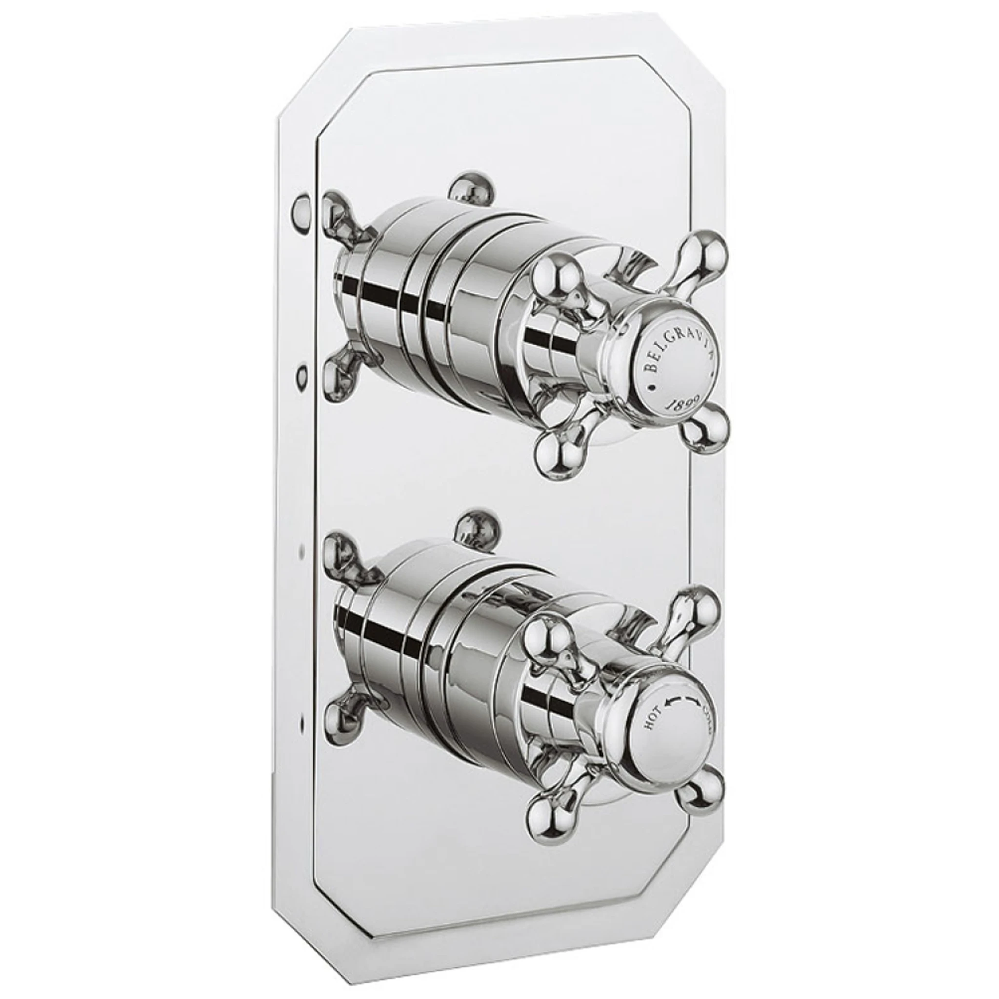 Crosswater Belgravia 2 Handle Trimset (must be paired with WLBP2500RC_V2) Chrome Crosshead