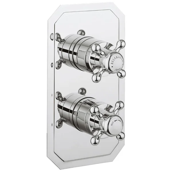 Crosswater Belgravia 2 Handle Trimset (must be paired with WLBP2500RC_V2) Chrome Crosshead