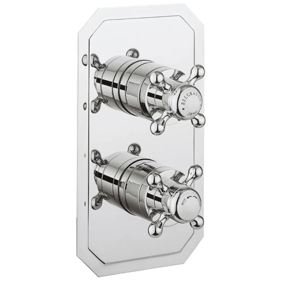 Crosswater Belgravia 2 Handle Trimset (must be paired with WLBP2500RC_V2) Chrome Crosshead product image - Image 1