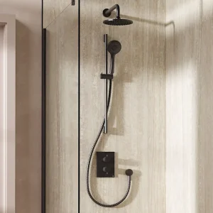 Crosswater Crossbox Shower Set 4 Slate 200mm