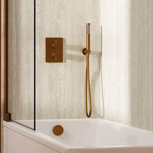Crosswater Crossbox Shower Set 5 Brushed Bronze