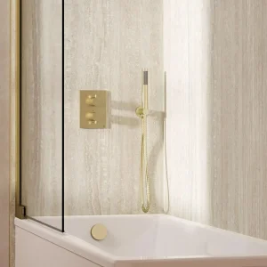 Crosswater Crossbox Shower Set 5 Brushed Brass