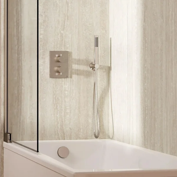 Crosswater Crossbox Shower Set 5 Brushed Nickel