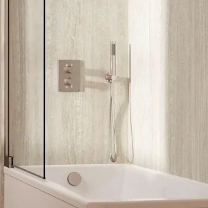 Crosswater Crossbox Shower Set 5 Brushed Nickel