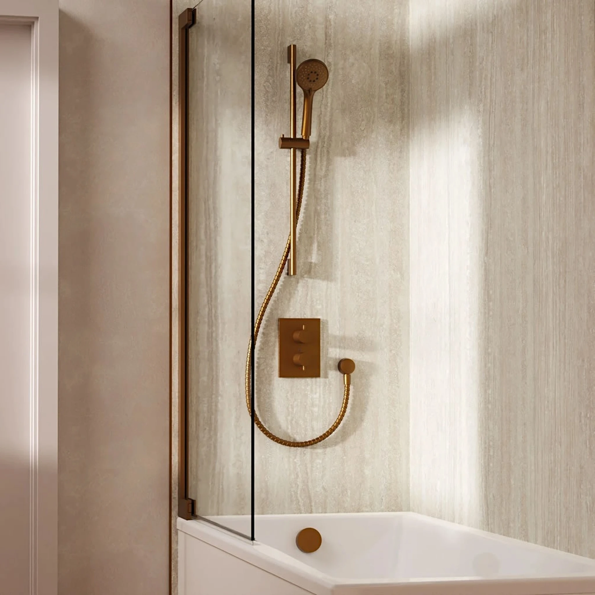 Crosswater Crossbox Shower Set 6 Brushed Bronze