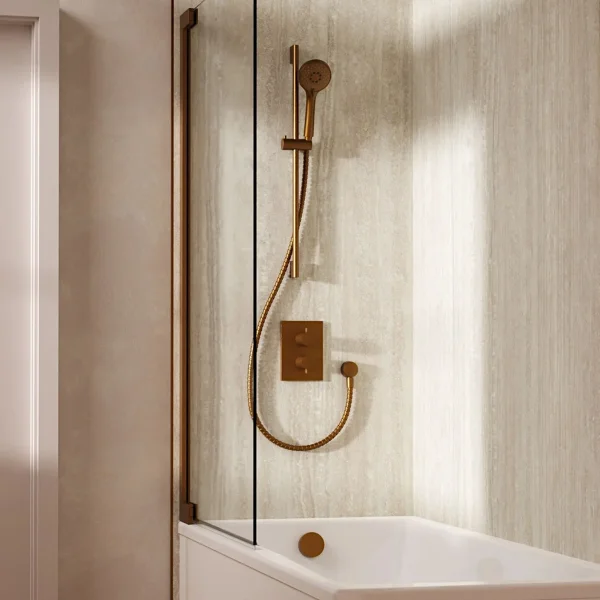 Crosswater Crossbox Shower Set 6 Brushed Bronze
