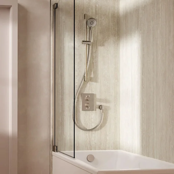 Crosswater Crossbox Shower Set 6 Brushed Nickel