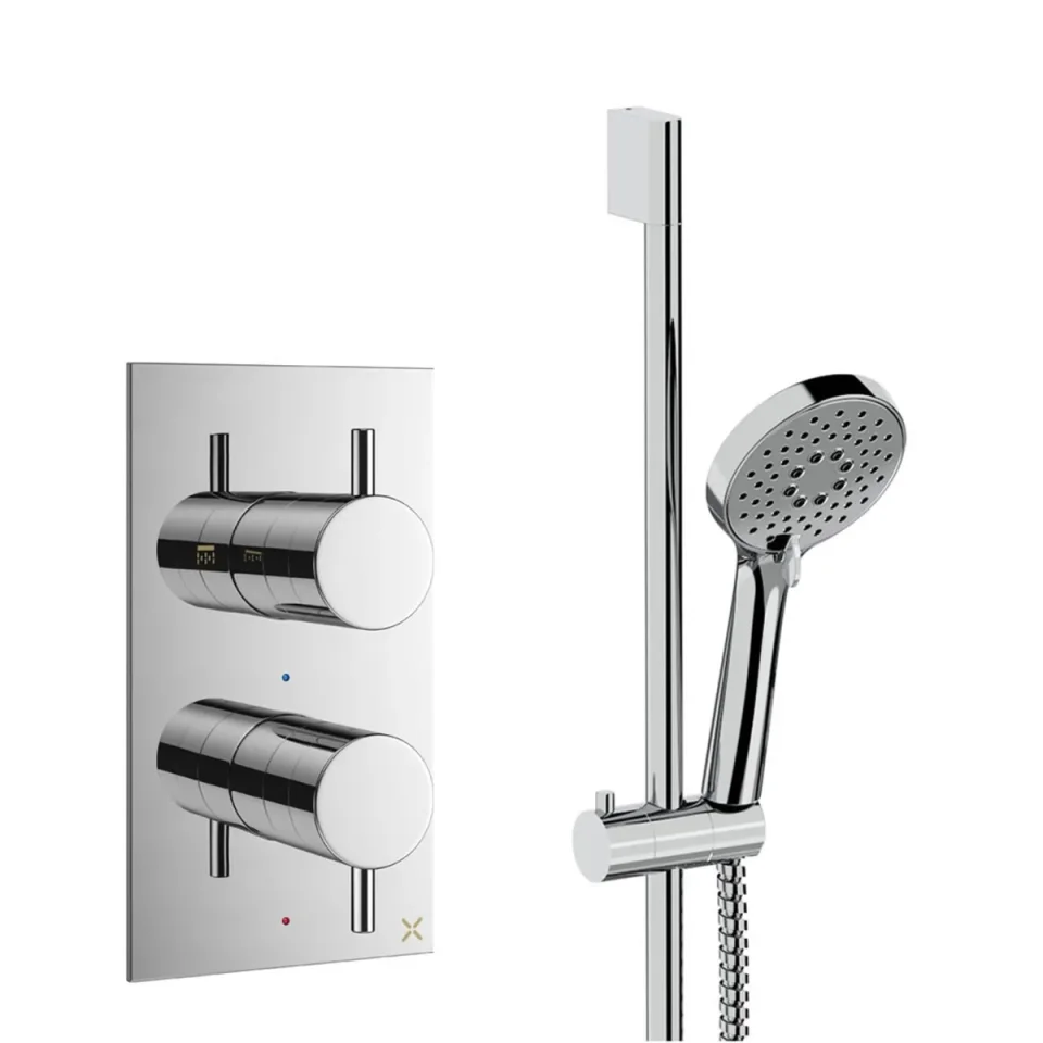 Crosswater Design Shower Set 2 Chrome product image - Image 1