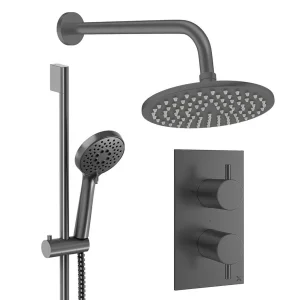 Crosswater Design Shower Set 4 Slate 200mm