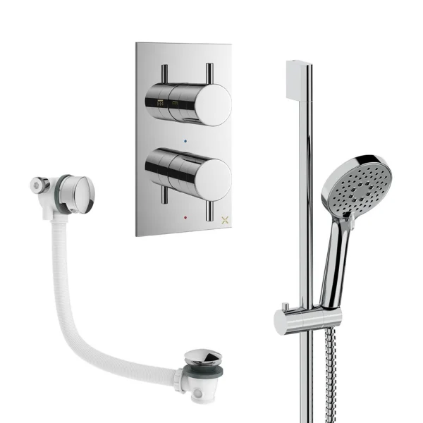 Crosswater Design Shower Set 6 Chrome
