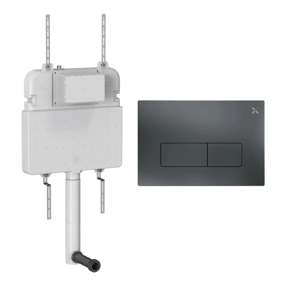 Crosswater Mpro Cistern Set 2 Slate product image - Image 1