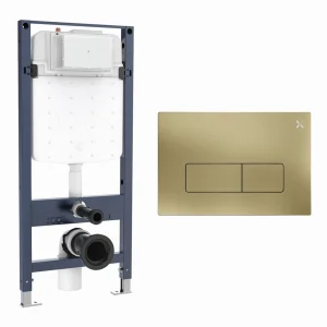 Crosswater Mpro Frame Set 4 Brushed Brass