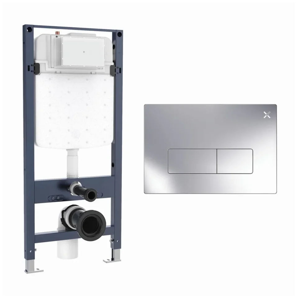 Crosswater Mpro Frame Set 4 Chrome product image - Image 1