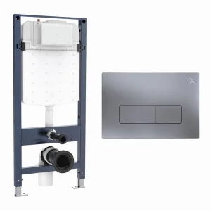 Crosswater Mpro Frame Set 4 Brushed Nickel