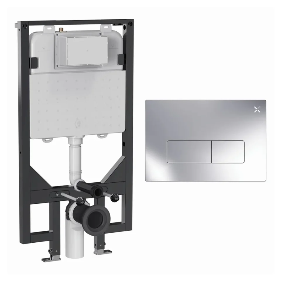 Crosswater Mpro Frame Set 5 Chrome product image - Image 1