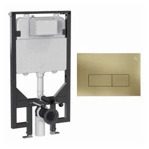 Crosswater Mpro Frame Set 5 Brushed Brass