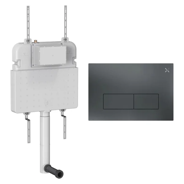 Crosswater Mpro Stainless Steel Cistern Set 2 Slate