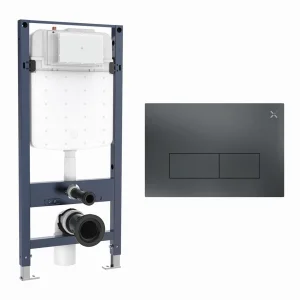 Crosswater Mpro Stainless Steel Frame Set 4 Slate