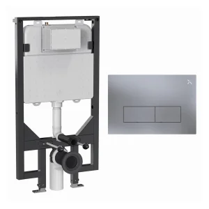 Crosswater Mpro Stainless Steel Frame Set 5 Brushed Nickel