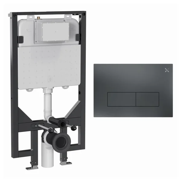 Crosswater Mpro Stainless Steel Frame Set 5 Slate