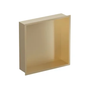 Crosswater Niches 305 X 305mm X 80mm Brushed Brass