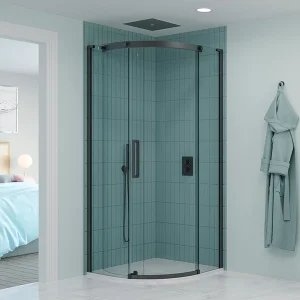 Crosswater Optix Quadrant 900 Left Hand Slate