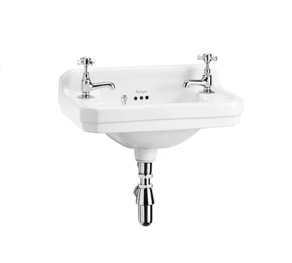 Burlington Edwardian Cloakroom Basin 2th 510 Gloss White