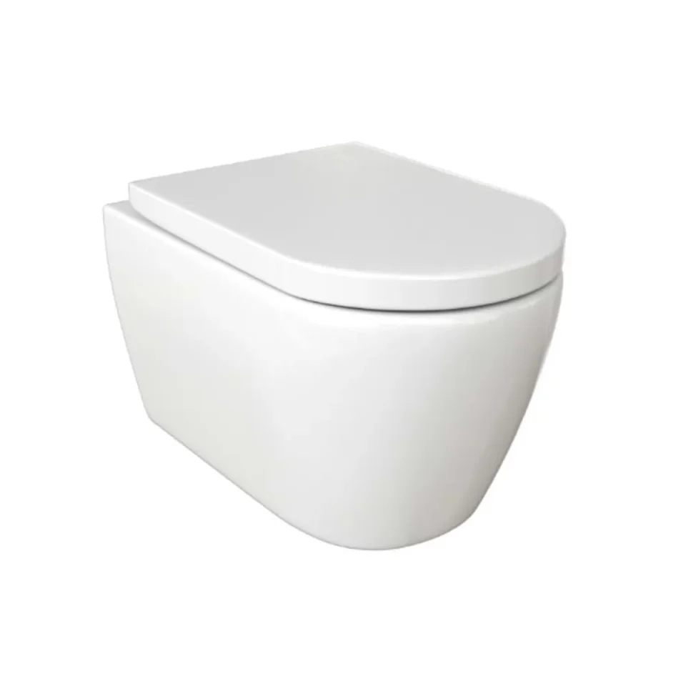 Saneux Uni Wall Hung Wc Pan - Rimless detail view - Image 3