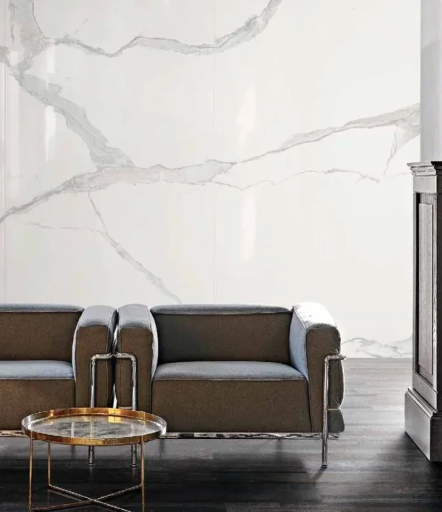 I Classici Statuario Glossy 80x80 Rett detail view - Image 2