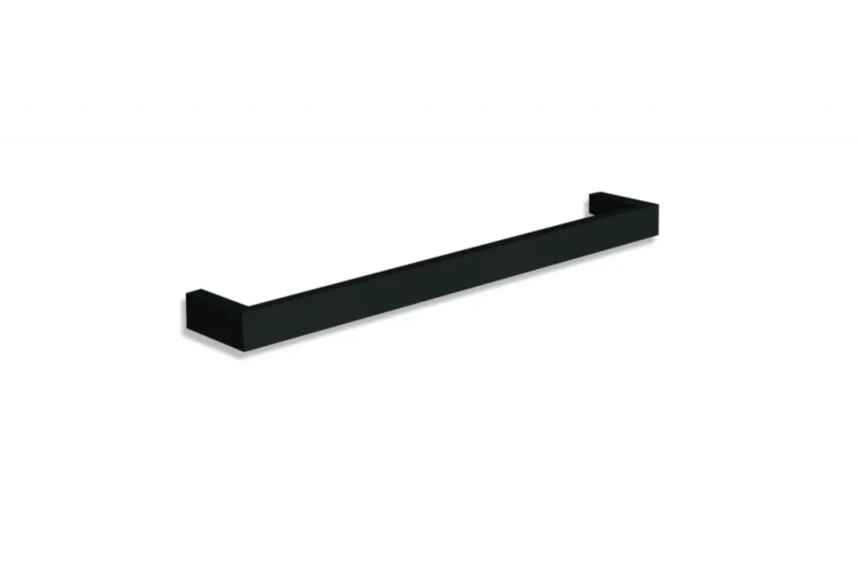 Thermorail Dss6 Single Square 632mm 23w 12v Matt Black detail view - Image 6