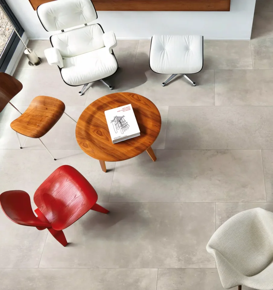 Maps Of Cerim Light Grey Nat 60x60 Ret detail view - Image 2