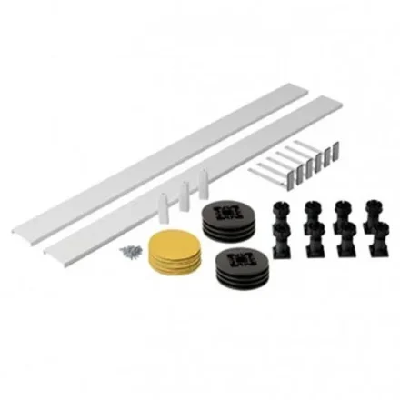 Eastbrook Volente Legs+panels For Up To 2000x900 Rect Trays White detail view - Image 3