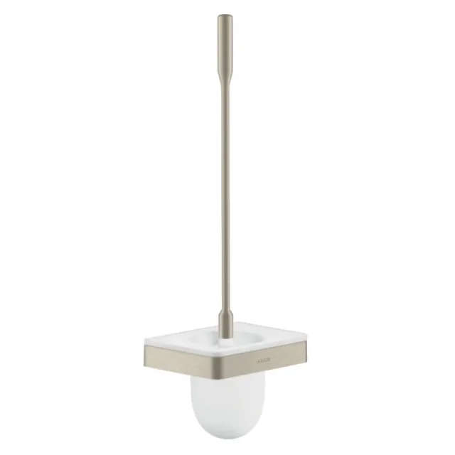 Axor Universal Softsquare Toilet Brush Holder Wall-mounted Brushed Nickel product image - Image 6