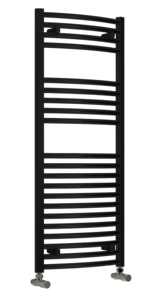 Reina Diva 500 X 1200 Towel Radiator Black Flat