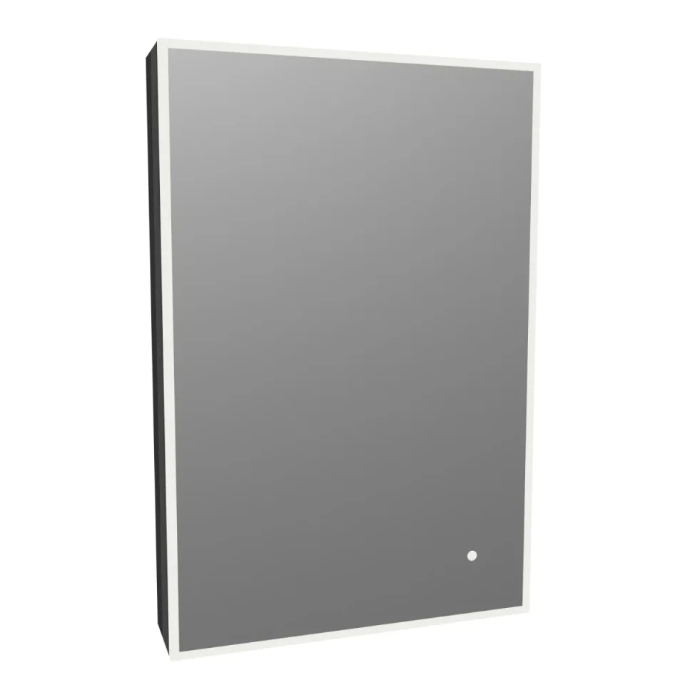 Faeber Edge 500 Led 1 Door Illuminated Mirror Cabinet (recess Compatible) product image - Image 1