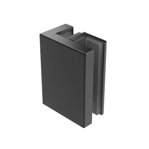 Crosswater Gallery Glass Glass Bracket Matt Black product image - Image 4