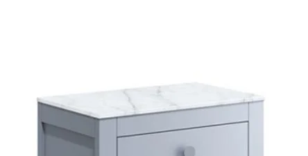 Crosswater Furniture Worktop 495 x 12.5mm Carrara Marble