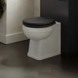 Hudson Reed Back To Wall Pan White detail view - Image 4