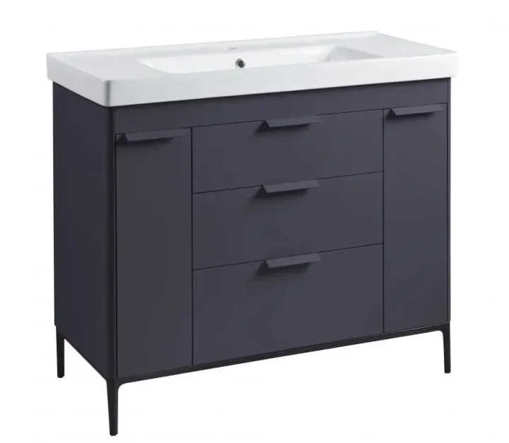 Roper Rhodes Fairmont 1000mm Freestanding Unit - Matt Carbon product image - Image 2