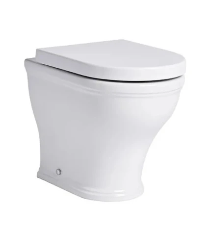Roper Rhodes 490mm Langford Back To Wall White - Pan Only