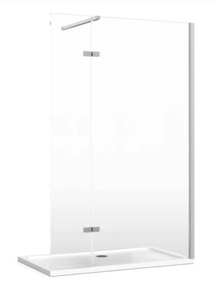 Cubico Roma Shower Screen 80cm detail view - Image 6
