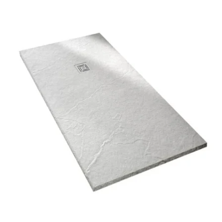 Merlyn Truestone Rectangle Tray White 1400 X 800mm detail view - Image 2