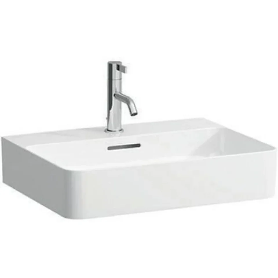 Laufen Val Basin 550x420mm 1th - White detail view - Image 6