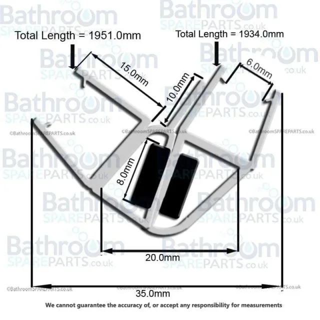 Design Hinged Door Magnetic Strip detail view - Image 2