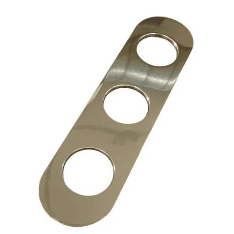 Crosswater Central 2000 Shower Thermostatic Back Plate Chrome detail view - Image 2